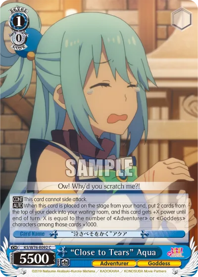 ""Close to Tears"" Aqua