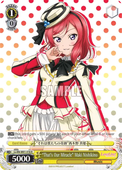 ""That's Our Miracle"" Maki Nishikino