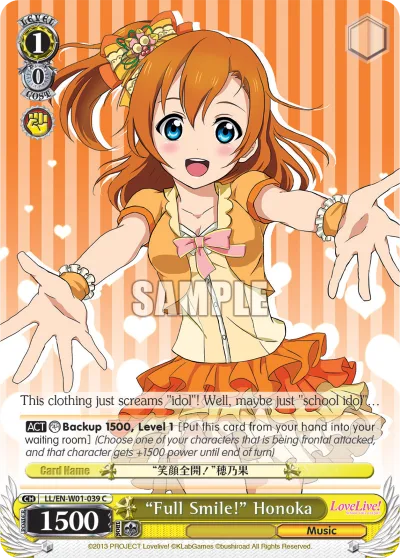 ""Full Smile!"" Honoka