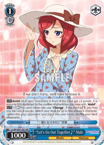 ""Let's Go Out Together~"" Maki