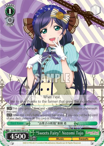 ""Sweets Fairy"" Nozomi Tojo