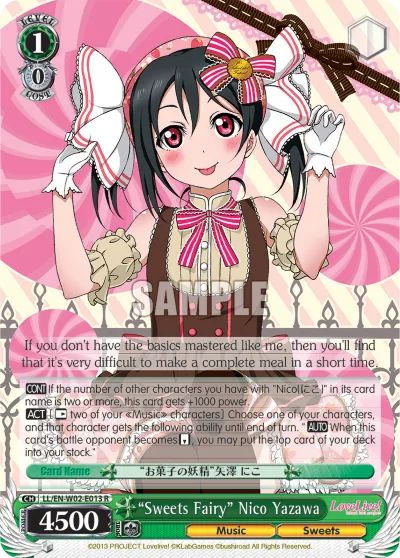 ""Sweets Fairy"" Nico Yazawa