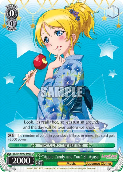 ""Apple Candy and You"" Eli Ayase