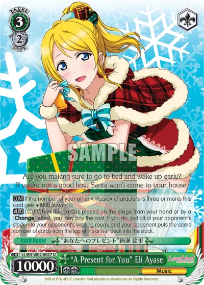 ""A Present for You"" Eli Ayase