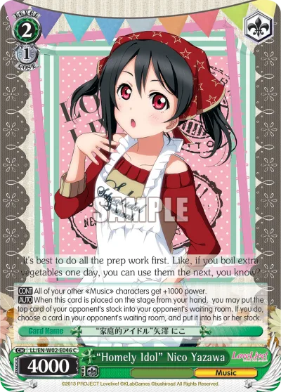 ""Homely Idol"" Nico Yazawa