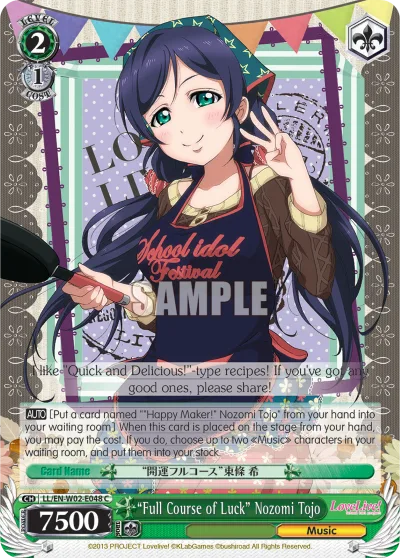 ""Full Course of Luck"" Nozomi Tojo