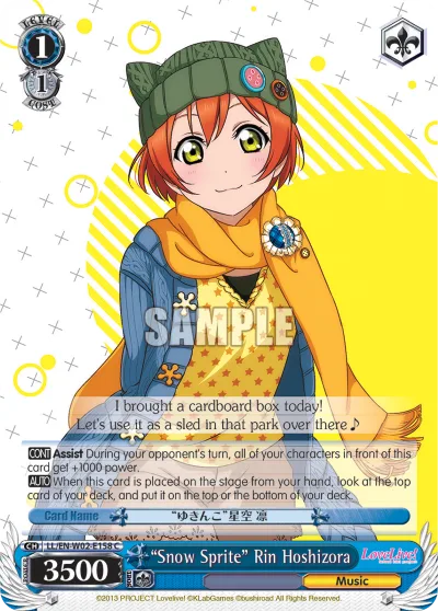 ""Snow Sprite"" Rin Hoshizora