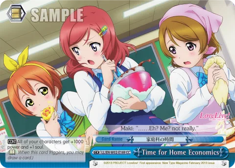 Time for Home Economics