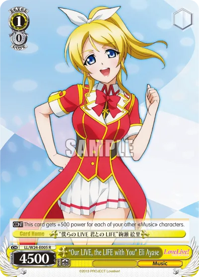 ""Our LIVE, the LIFE with You"" Eli Ayase