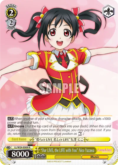 ""Our LIVE, the LIFE with You"" Nico Yazawa