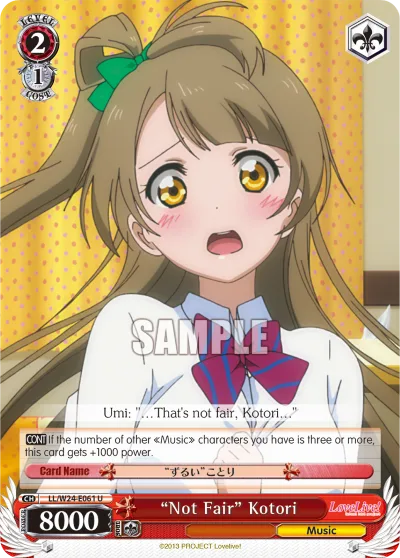 ""Not Fair"" Kotori