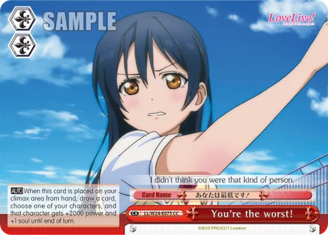 You're the worst!