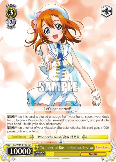 ""Wonderful Rush"" Honoka Kosaka
