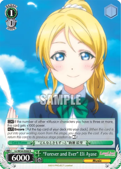 ""Forever and Ever"" Eli Ayase