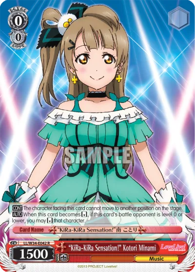 ""KiRa-KiRa Sensation!"" Kotori Minami