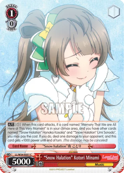 ""Snow Halation"" Kotori Minami