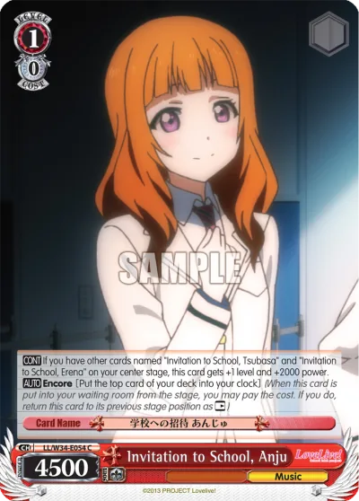 Invitation to School, Anju
