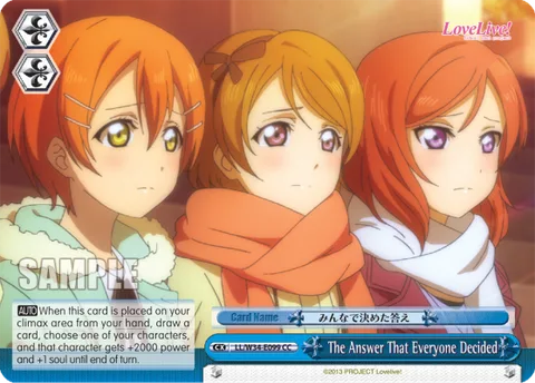The Answer That Everyone Decided