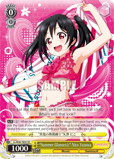 ""Summer Glances"" Nico Yazawa