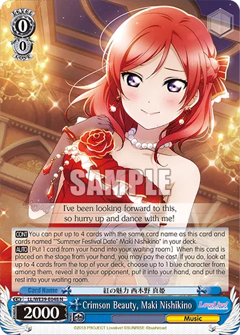 Crimson Beauty, Maki Nishikino