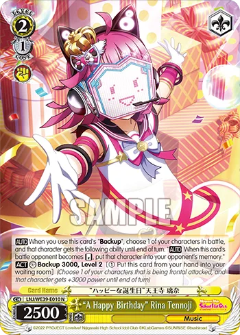 “A Happy Birthday” Rina Tennoji