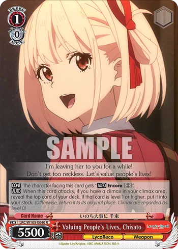 Valuing People's Lives, Chisato