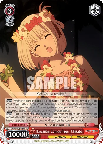 Hawaiian Camouflage, Chisato