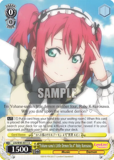 ""Yohane-sama's Little Demon No.4"" Ruby Kurosawa