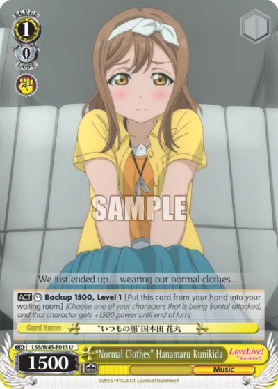 ""Normal Clothes"" Hanamaru Kunikida