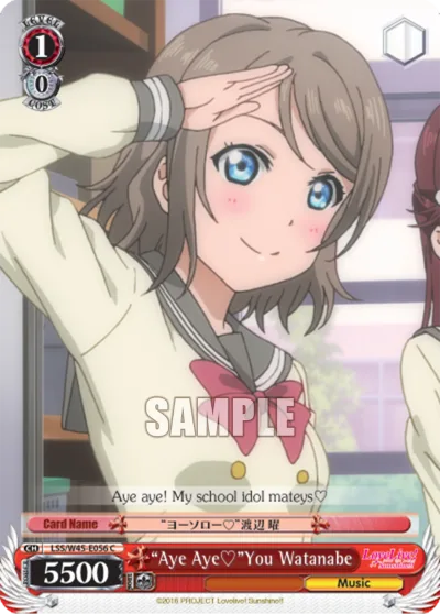 ""Aye Aye""You Watanabe