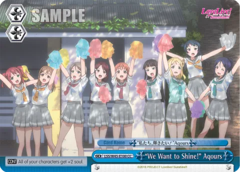 ""We Want to Shine!"" Aqours