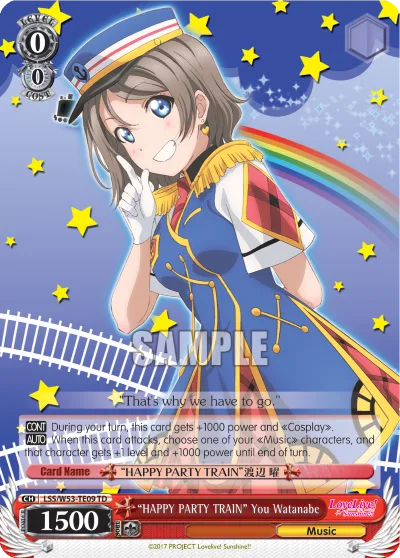 ""HAPPY PARTY TRAIN"" You Watanabe