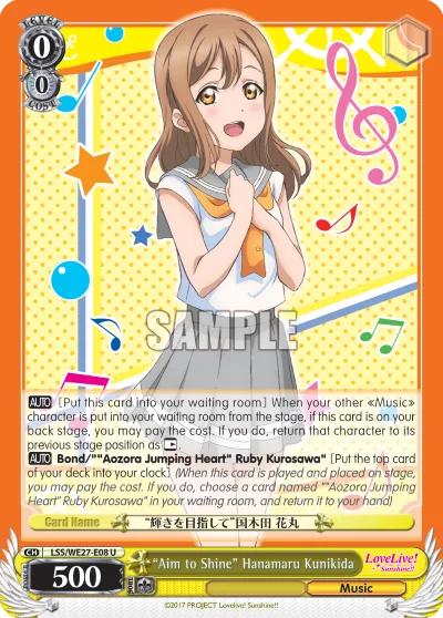 ""Aim to Shine"" Hanamaru Kunikida