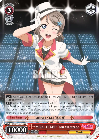 ""MIRAI TICKET"" You Watanabe