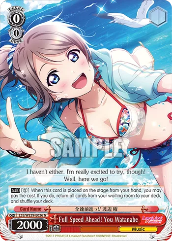 Full Speed Ahead! You Watanabe
