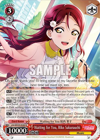 Waiting for You, Riko Sakurauchi
