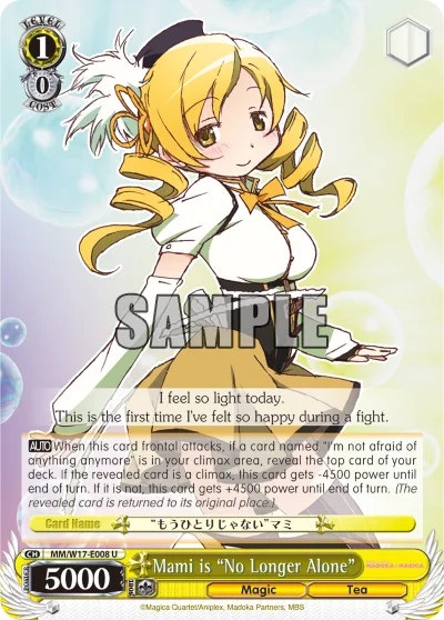 Mami is ""No Longer Alone""