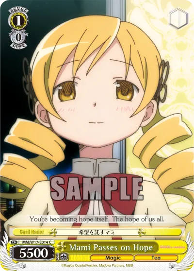 Mami Passes on Hope