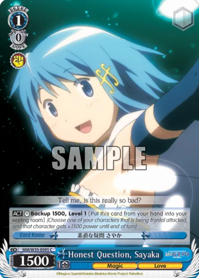 Honest Question, Sayaka