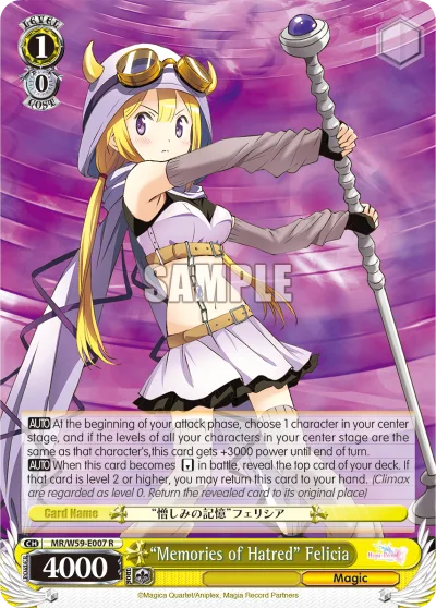 ""Memories of Hatred"" Felicia