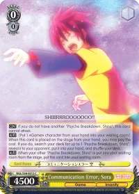 Communication Error, Sora