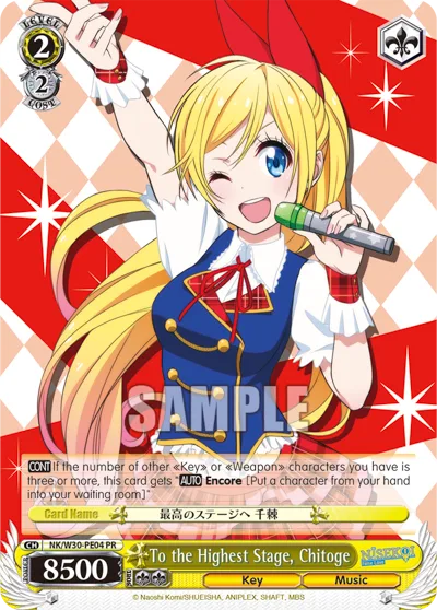 To the Highest Stage, Chitoge