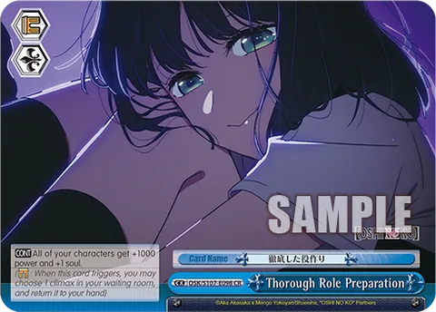Thorough Role Preparation