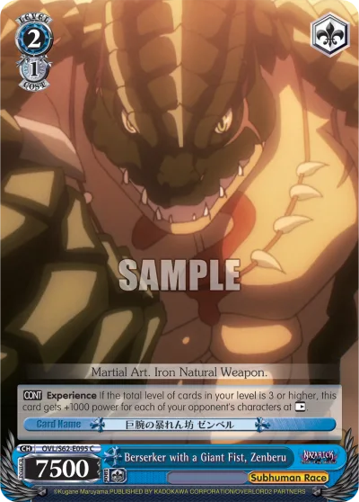 Berserker with a Giant Fist, Zenberu