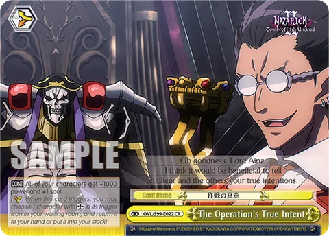 The Operation's True Intent