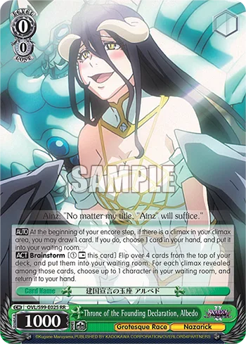 Throne of the Founding Declaration, Albedo