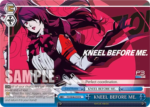 KNEEL BEFORE ME.