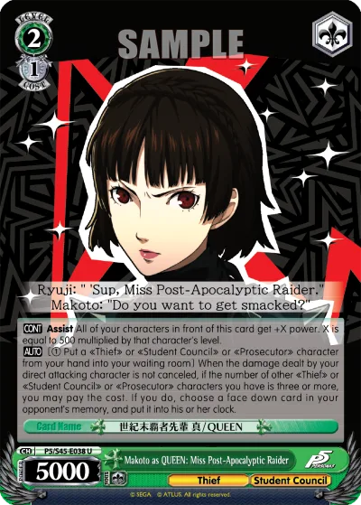 Makoto as QUEEN: Miss Post-Apocalyptic Raider