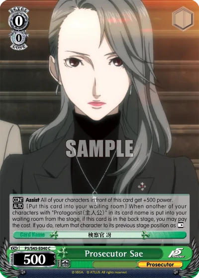 Prosecutor Sae