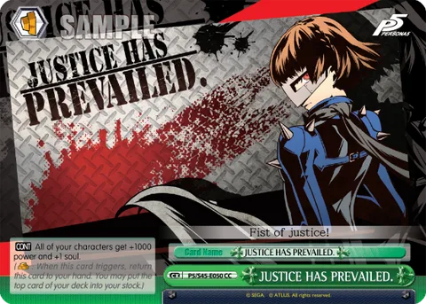 JUSTICE HAS PREVAILED.